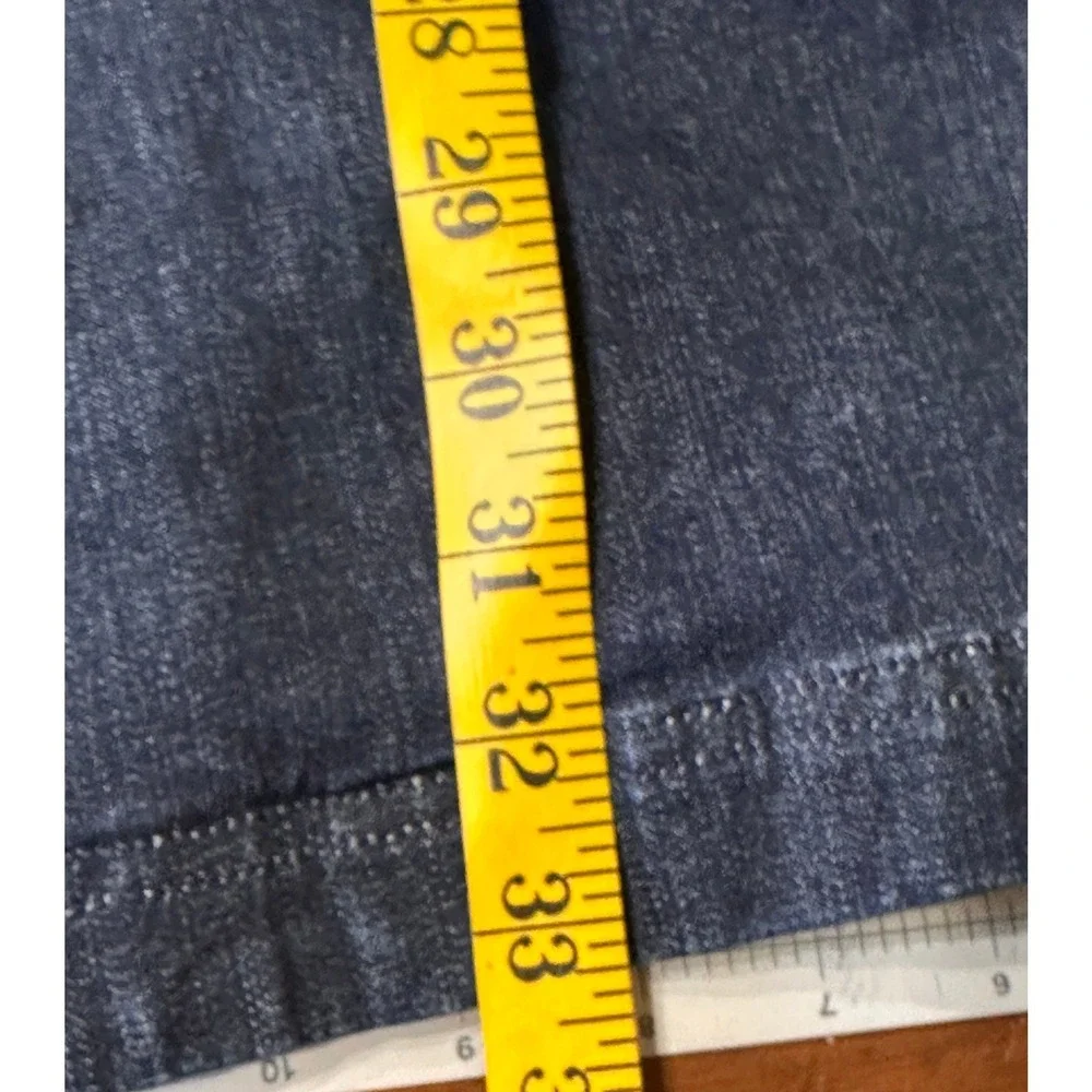 Ralph Lauren Denim Car Coat SZ10 Indigo Blue silver Crest Buttons Military Style - Picture 16 of 16